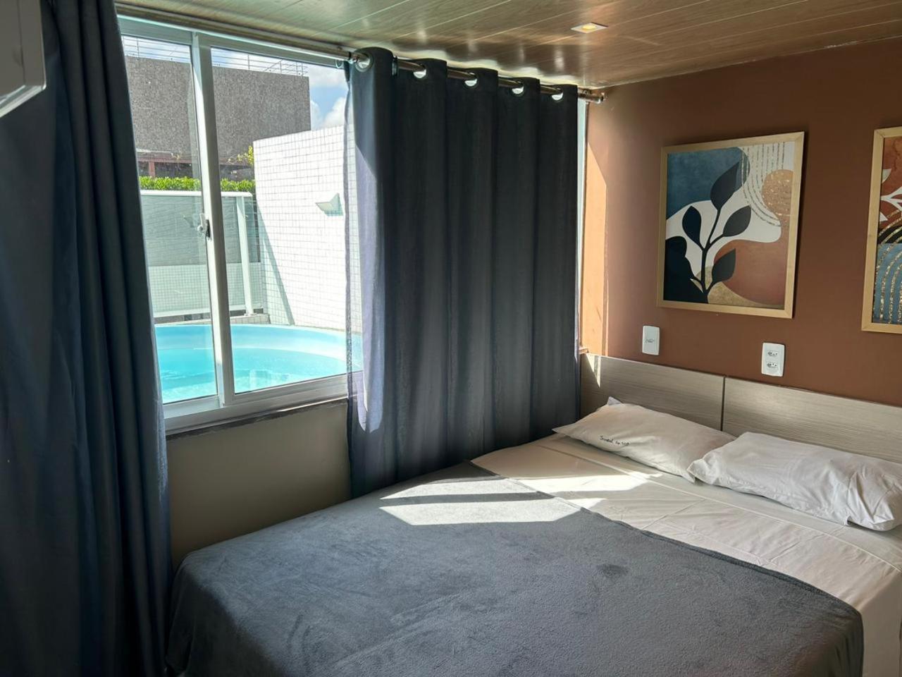 Flat 502 Com Piscina Privativa - 02 Quartos Жуан-Песоа Экстерьер фото
